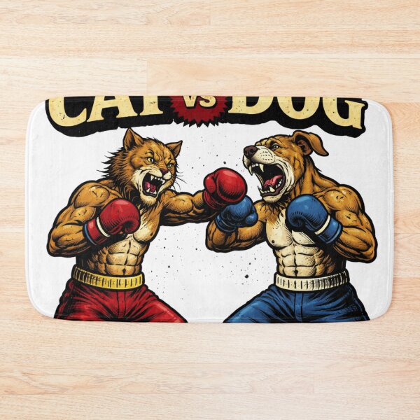 Item preview, Cat fighting a dog designed and sold by FoxstarRavas.