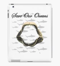 Shark Jaw - Save Our Oceans iPad Case/Skin