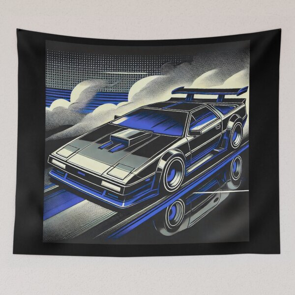 Item preview, retro concept car designed and sold by TEEJAMBOREE.