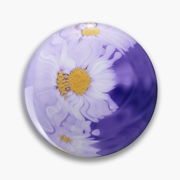 Item preview, Daisy Ripples Purple Abstract designed and sold by KiwiArtistDK.