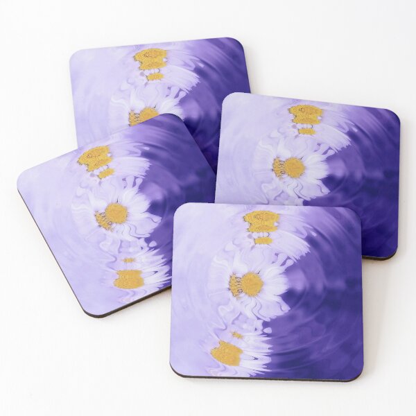 Item preview, Daisy Ripples Purple Abstract designed and sold by KiwiArtistDK.