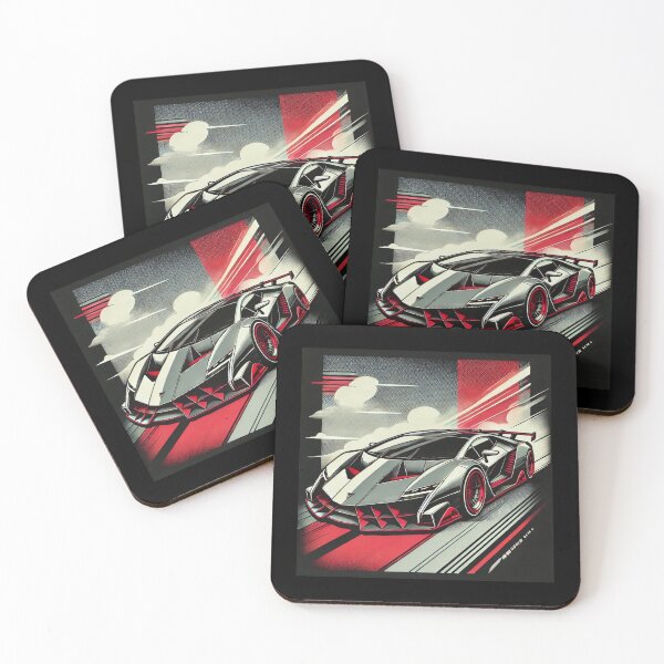 Item preview, retro concept car designed and sold by TEEJAMBOREE.