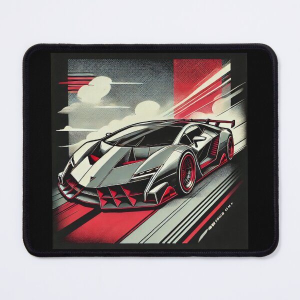 Item preview, retro concept car designed and sold by TEEJAMBOREE.