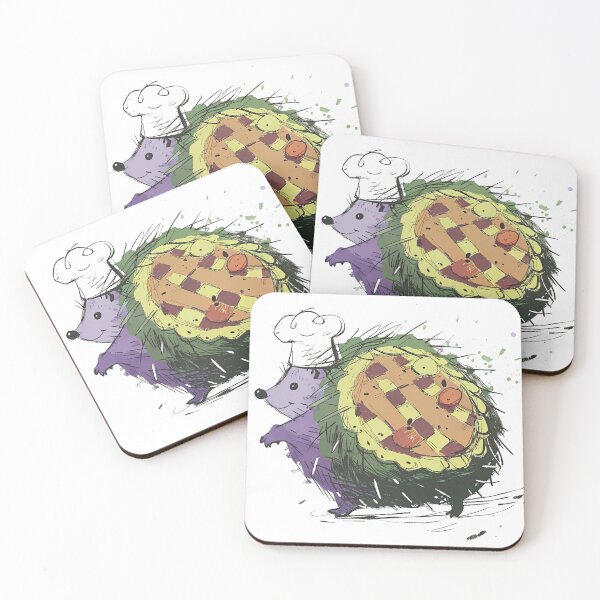 Item preview, Hedgehog with Pie designed and sold by nomsapiart.