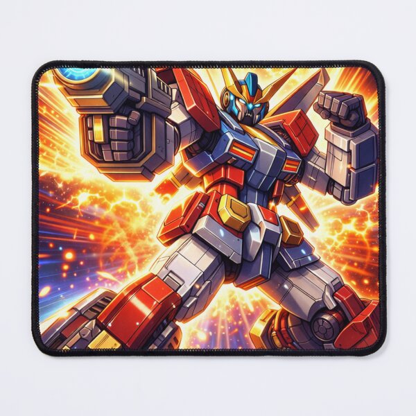 Item preview, Epic Anime Mecha Robot Gundam Style Sci Fi Battle Warrior Art designed and sold by VaporTokyo.