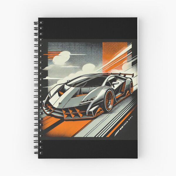 Item preview, retro concept car designed and sold by TEEJAMBOREE.