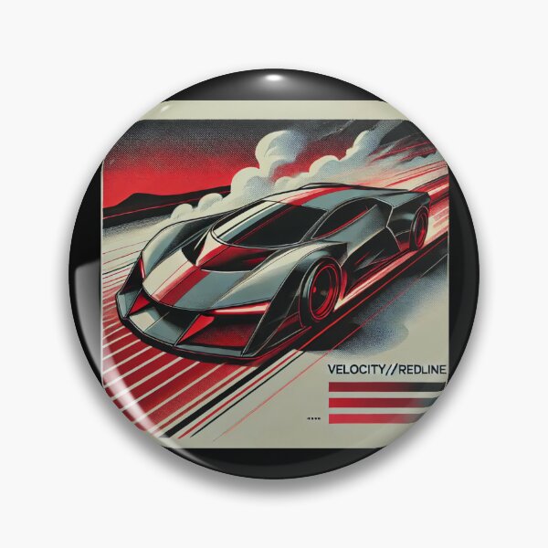 Item preview, retro concept car designed and sold by TEEJAMBOREE.