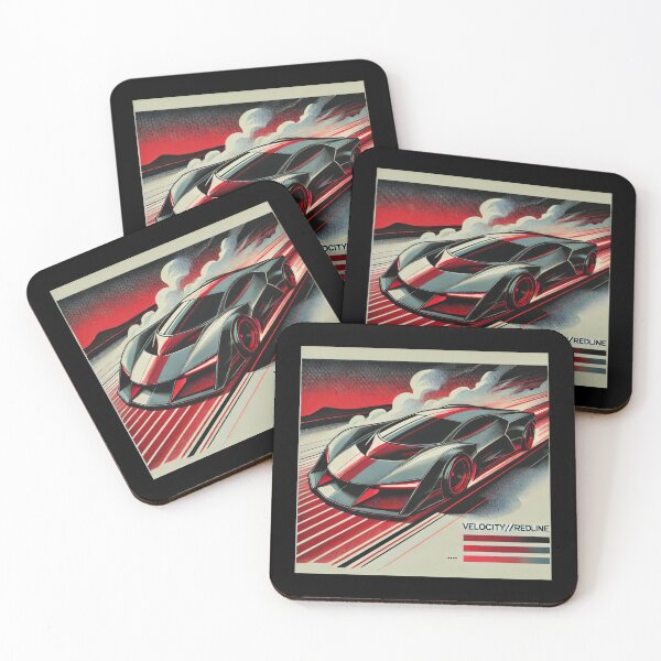 Item preview, retro concept car designed and sold by TEEJAMBOREE.