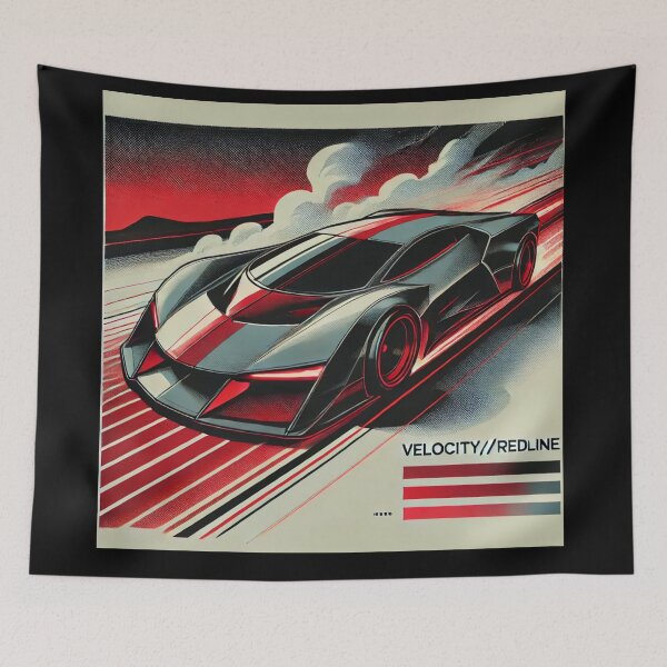 Item preview, retro concept car designed and sold by TEEJAMBOREE.