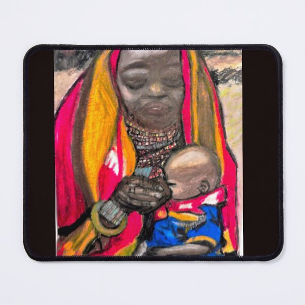 Item preview, AFRICAN MOTHER AND CHILD designed and sold by JoAnnHayden.
