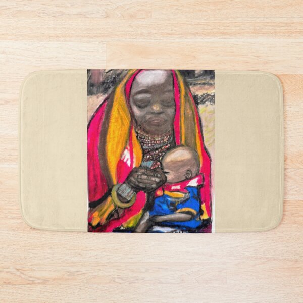 Item preview, AFRICAN MOTHER AND CHILD designed and sold by JoAnnHayden.