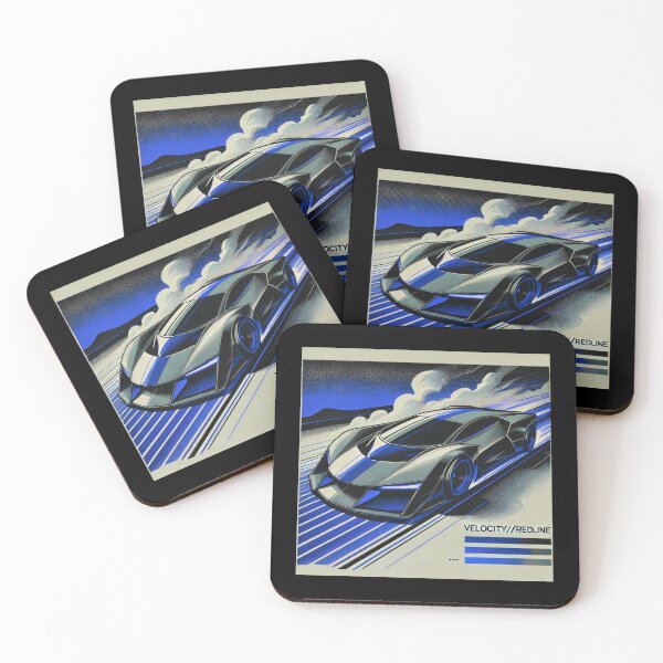Item preview, retro concept car designed and sold by TEEJAMBOREE.