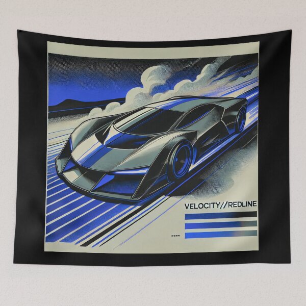 Item preview, retro concept car designed and sold by TEEJAMBOREE.
