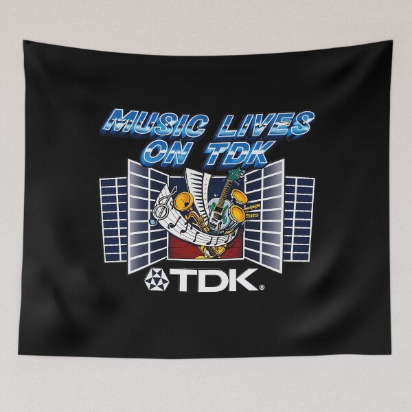 Item preview, tdk music lives on retro vintage cassette tape audio designed and sold by KarenReneeAcuf0.