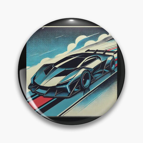 Item preview, retro concept car designed and sold by TEEJAMBOREE.
