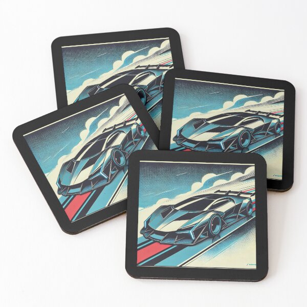 Item preview, retro concept car designed and sold by TEEJAMBOREE.