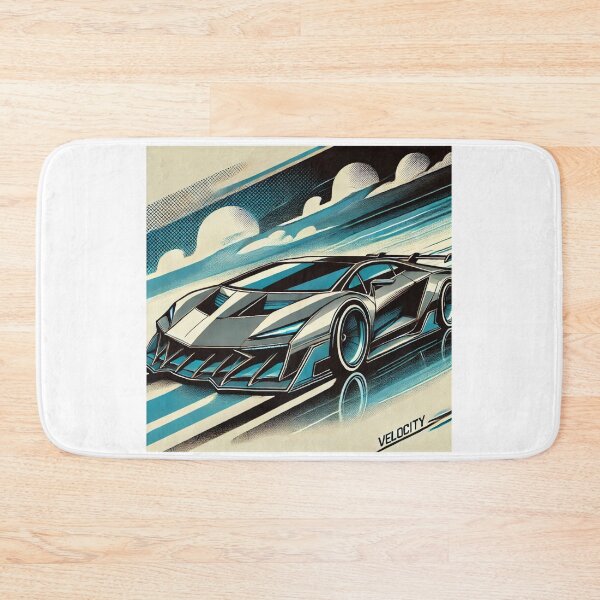 Item preview, retro concept car designed and sold by TEEJAMBOREE.