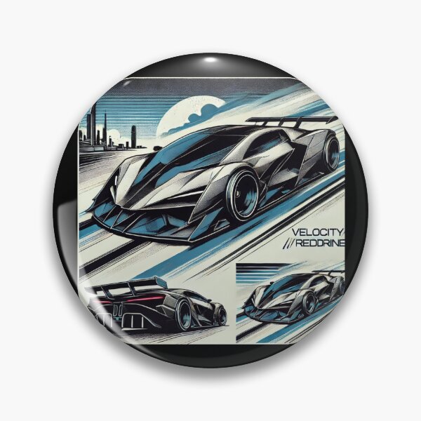 Item preview, retro concept car designed and sold by TEEJAMBOREE.