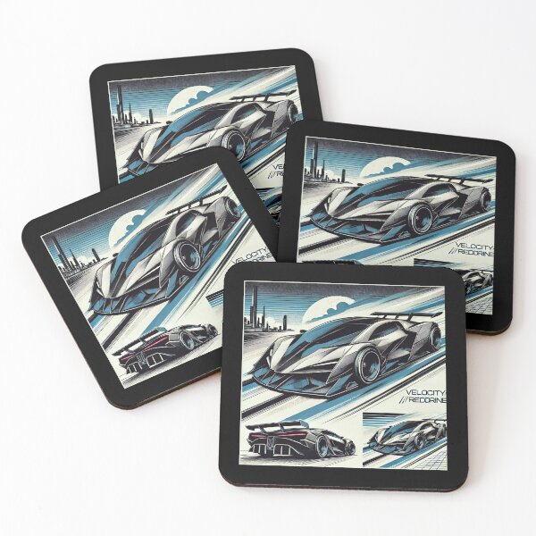 Item preview, retro concept car designed and sold by TEEJAMBOREE.