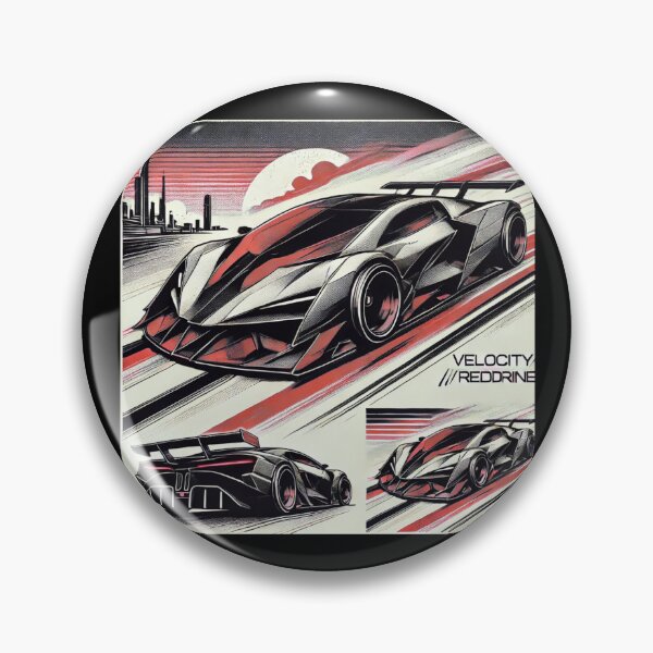 Item preview, retro concept car designed and sold by TEEJAMBOREE.