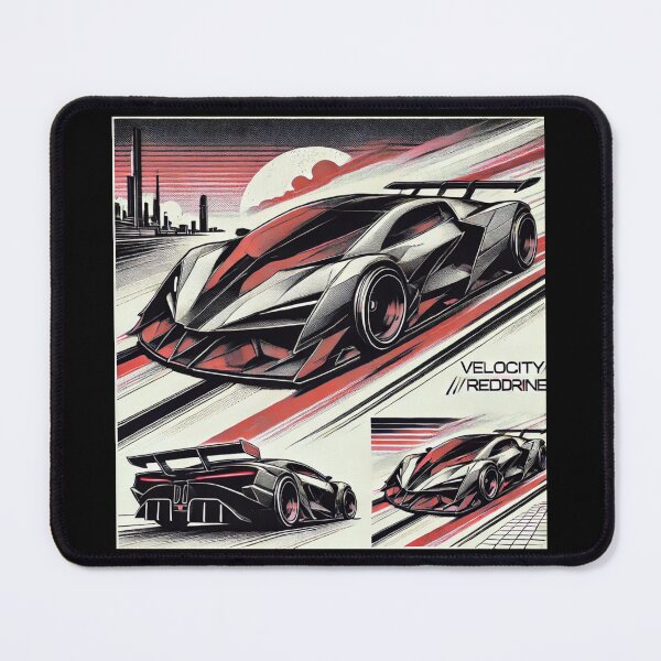 Item preview, retro concept car designed and sold by TEEJAMBOREE.