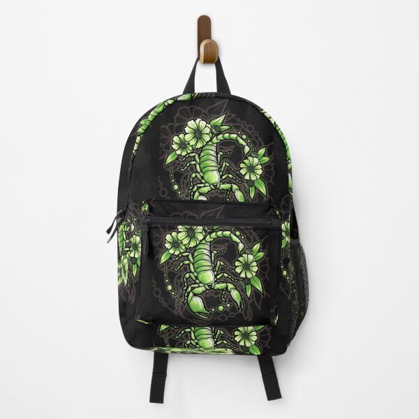 Item preview, scorpion & desert sunflowers (green) designed and sold by Rumcherry Art.