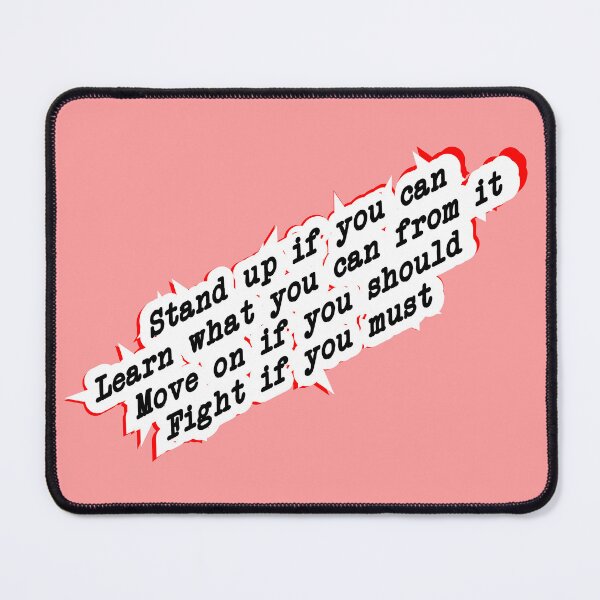 Item preview, stand up, learn, move on, or fight, pink designed and sold by mntimg.