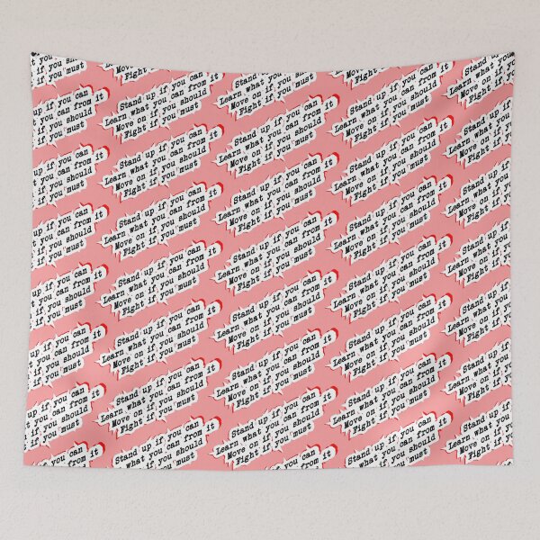 Item preview, stand up, learn, move on, or fight, pink designed and sold by mntimg.