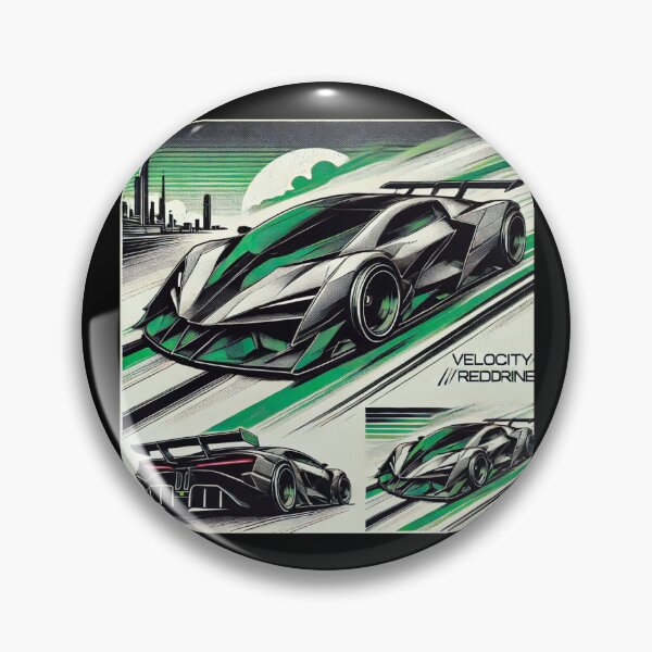 Item preview, retro concept car designed and sold by TEEJAMBOREE.