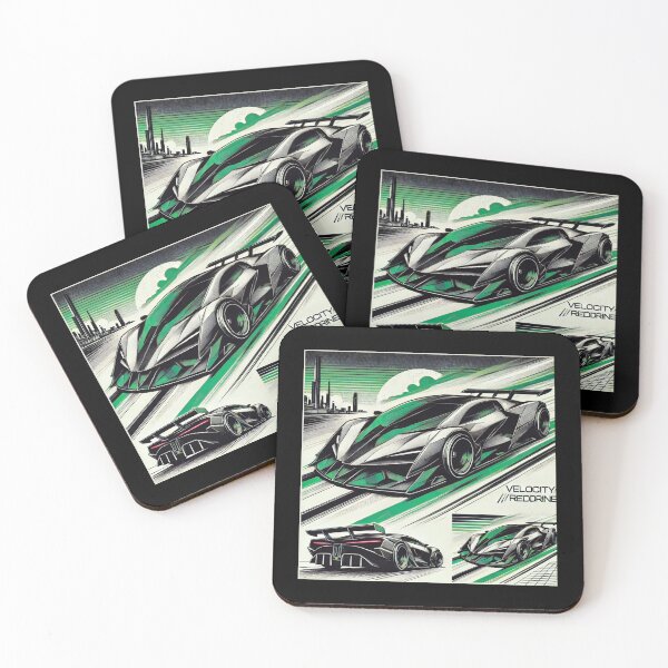 Item preview, retro concept car designed and sold by TEEJAMBOREE.
