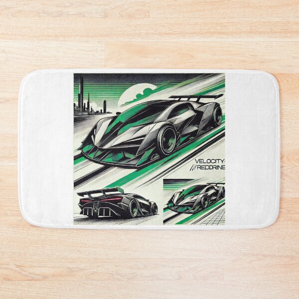 Item preview, retro concept car designed and sold by TEEJAMBOREE.