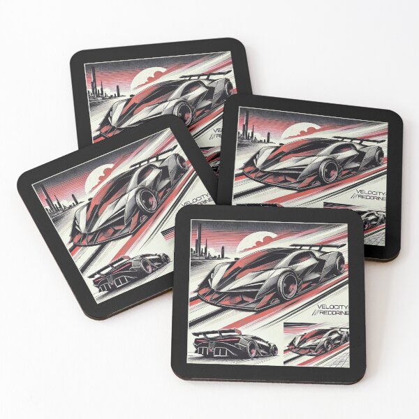 Item preview, retro concept car designed and sold by TEEJAMBOREE.