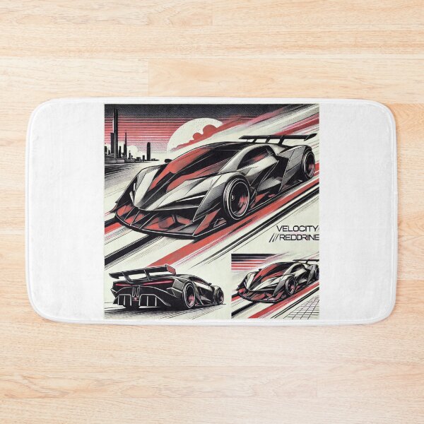 Item preview, retro concept car designed and sold by TEEJAMBOREE.