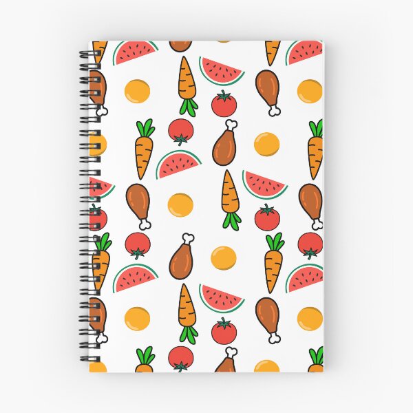 Item preview, Cartoon Food seamless pattern with illustration designed and sold by AtonuHaque.
