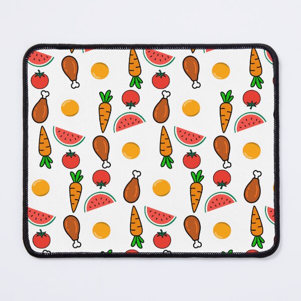 Item preview, Cartoon Food seamless pattern with illustration designed and sold by AtonuHaque.