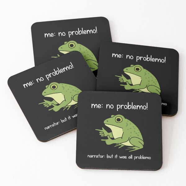 Item preview, Frog Me No Problemo Narrator But It was All Problemo designed and sold by NQArtist.