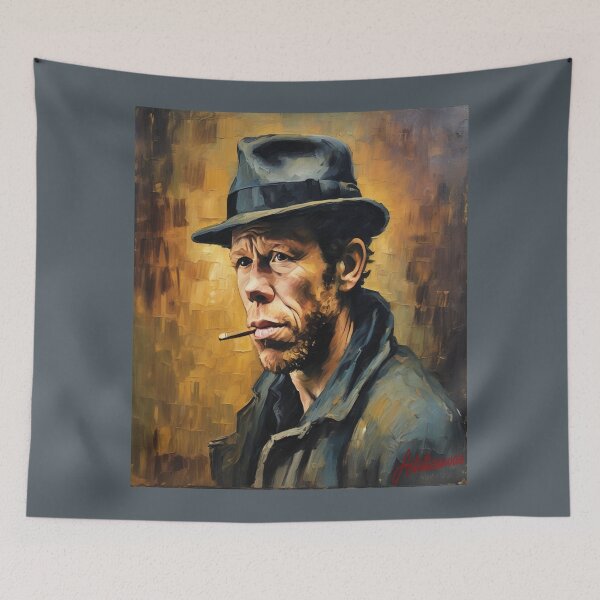 Item preview, Urban Night Portrait of Tom Waits designed and sold by Artisticanvas.