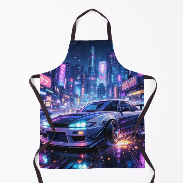 Item preview, Cyberpunk R34 Skyline Drift Night – JDM Anime Style designed and sold by VaporTokyo.