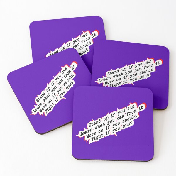 Item preview, stand up, learn, move on, or fight, purple designed and sold by mntimg.