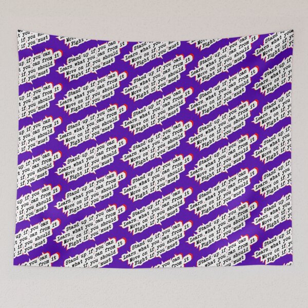 Item preview, stand up, learn, move on, or fight, purple designed and sold by mntimg.