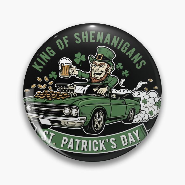 Item preview, King Of Shenanigans St. Patrick’s Day designed and sold by FelixnRobinus.