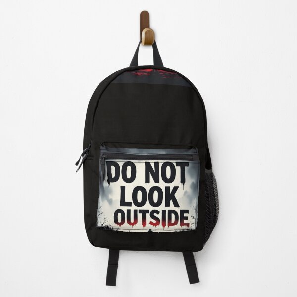 Item preview, Do Not Look Outside – Psychological Horror Typography Design designed and sold by Uglyandcute.