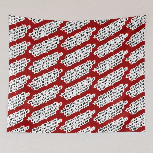 Item preview, stand up, learn, move on, or fight, red designed and sold by mntimg.