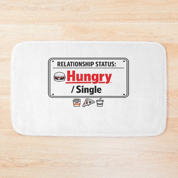 Item preview, Relationship Status Hungry Single Funny T-Shirt | Food Lover Meme Tee | Single Life Humor Shirt designed and sold by GlobalDesignUnlimited.