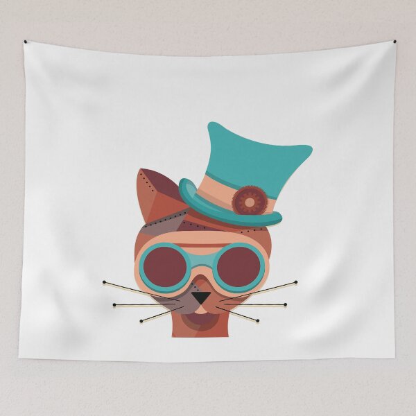 Item preview, Steampunk Cat  designed and sold by Divine Ease.