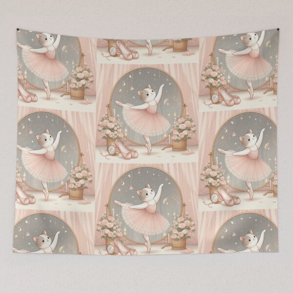Item preview, Kitty ballerina in pink designed and sold by Zelda50.