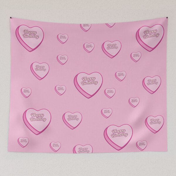Item preview, Candy heart Happy birthday designed and sold by JarquinDD.