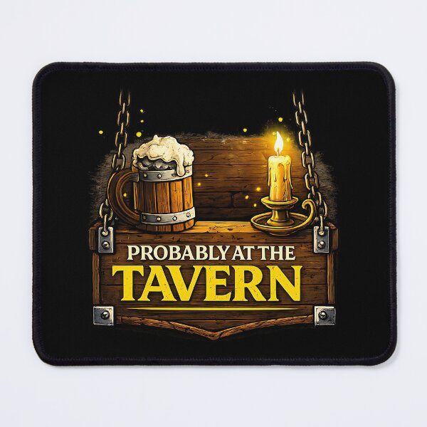 Item preview, Probably at the Tavern designed and sold by Plot Twist Outfitters.
