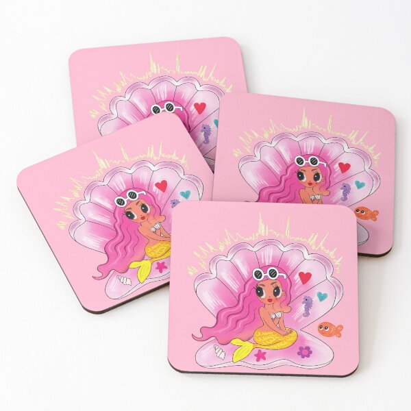 Item preview, Pink-haired mermaid designed and sold by YChangShop.