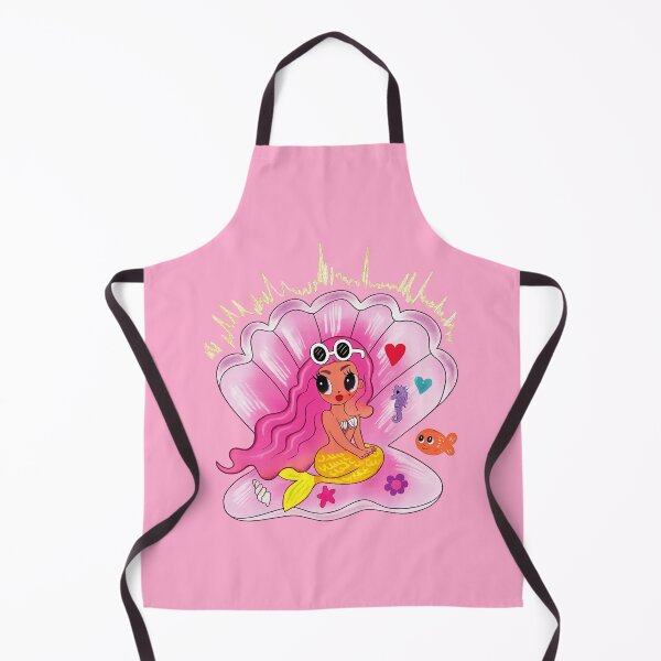 Item preview, Pink-haired mermaid designed and sold by YChangShop.